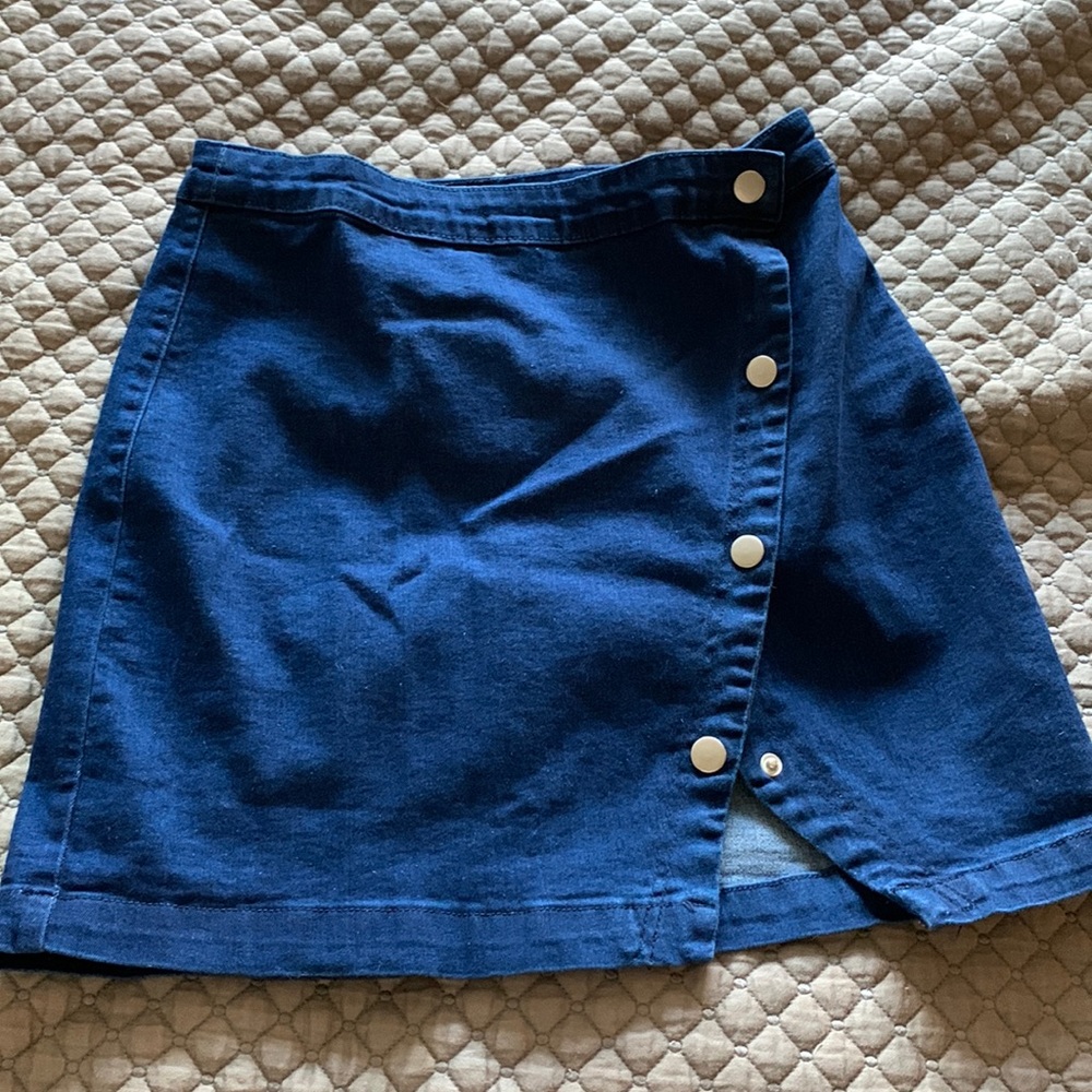 Denim Mini Skirt
